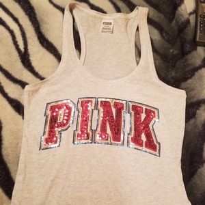 PINK bling tank
